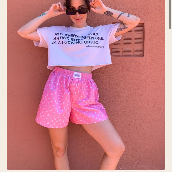 Pink daisy MILLER shorts - Picture 6 of 7